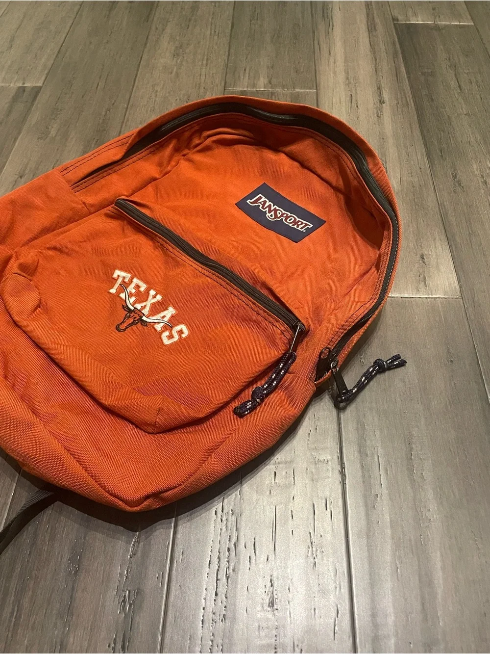 JanSport Texas Longhorns Backpack Burnt Orange Embroidered School Book Bag
